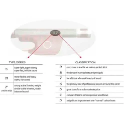 Arcus P-Series Violin Bow