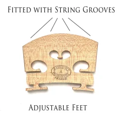 Aubert Mirecourt Self Adjusting Fitted Violin Bridge
