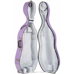 Bobelock 2000 XL Fiberglass Suspension Cello Case with Wheels