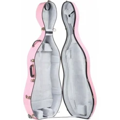 Bobelock 2000 XL Fiberglass Suspension Cello Case with Wheels