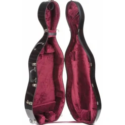 Bobelock 2000 XL Fiberglass Suspension Cello Case with Wheels