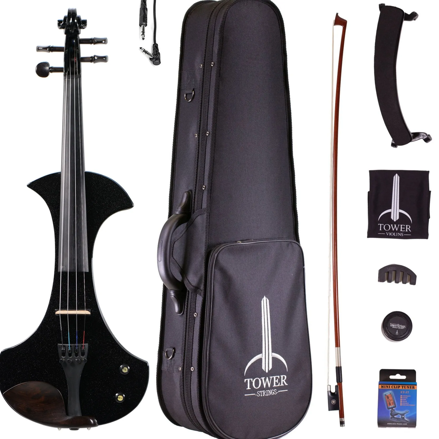 B-Stock Tower Strings Electric Pro Violin Outfit