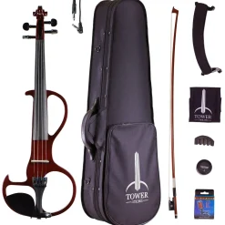 B-Stock Tower Strings Electric Violin Outfit