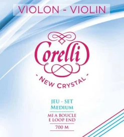 Corelli Crystal Violin D String Wound Alloy On Stabilon