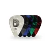 D'Addario Assorted Classic Pearl Celluloid Guitar Picks, 25-Pack