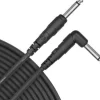 D'Addario Classic Series 1/4" Right Angle Instrument Cable 20'