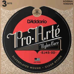 D'Addario EJ45 Pro-Arté Nylon Classical Guitar String Set, Normal