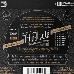 D'Addario EJ45 Pro-Arté Nylon Classical Guitar String Set, Normal