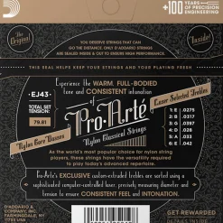 D'Addario EJ43 Pro-Arté Nylon Classical Guitar String Set, Light