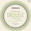 D'Addario EJ87S Titanium Soprano Ukulele String Set