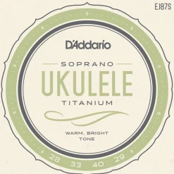 D'Addario EJ87S Titanium Soprano Ukulele String Set