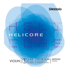 D'Addario Helicore Violin E String, Aluminum Wound