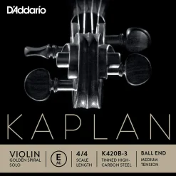 D'Addario Kaplan Golden Spiral Solo Violin E String