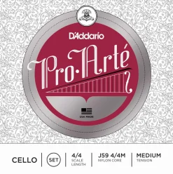 D'Addario Pro-Arté Cello G String, Tungsten/Silver