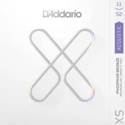 D'Addario XS Phosphor Bronze Acoustic Guitar String Set, Custom Light