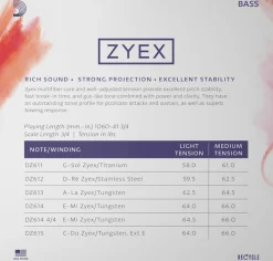 D'Addario Zyex Bass A String