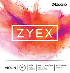 D'Addario Zyex Violin Silver D String