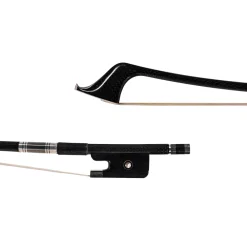 Fiddlerman Carbon Fiber Weave French Style Double Bass Bow