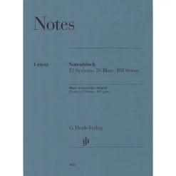 Henle Music Manuscript Paper Notepad