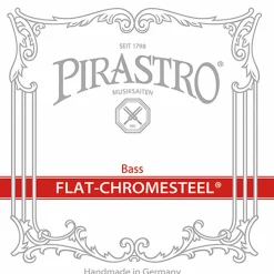 Pirastro Flat-Chromesteel Bass String Set