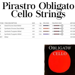 Pirastro Obligato Cello D String