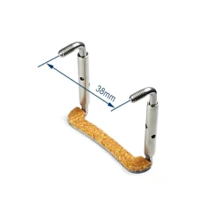 Stradpet Titanium U-clamp Violin Chinrest Hardware