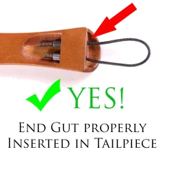 Stradpet Titanium Violin Tailgut