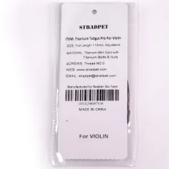Stradpet Titanium Violin Tailgut