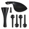Supreme French Ebony Violin Fittings Set