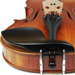 Supreme Guarneri Violin Chinrest with Silver Hardware