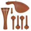 Supreme Heart Boxwood Violin Fittings Set