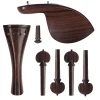 Supreme Heart Rosewood Violin Fittings Set