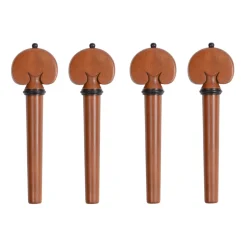 Supreme Heart Shaped Boxwood Viola Peg Set