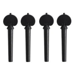 Supreme Heart Shaped Ebony Cello Peg Set