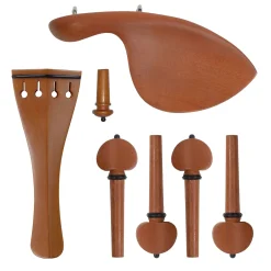 Supreme Hill Boxwood Violin Fittings Set