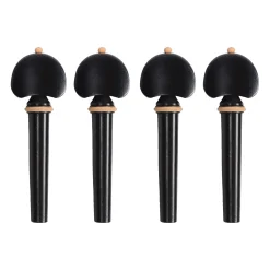 Supreme Hill Ebony Violin Peg Set with Pearwood Trim