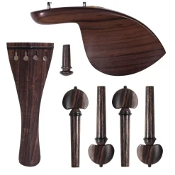 Supreme Hill Rosewood Violin Fittings Set