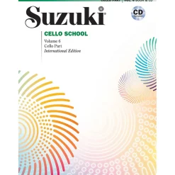 Suzuki Cello School Method Book, Volume 6