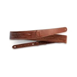 Taylor 2" Vegan Leather Guitar Strap - Medium Brown