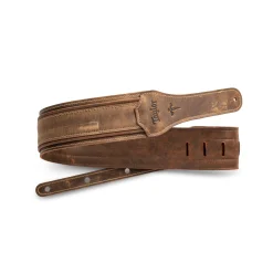 Taylor Wings Distressed Leather Guitar Strap