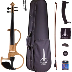 Tower Strings Electric Violin Outfit