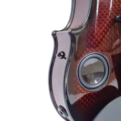 Volta Glassertron Carbon Composite Hybrid Electric Violin with Speakers & Reverb