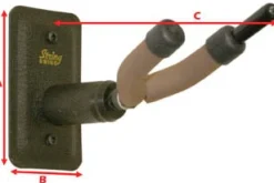 Wall Mounted Metal Violin Hanger